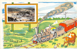 Delcampe - 15-CONDAT-EN-FENIERS- BON SOUVENIR DE CONDAT - Condat