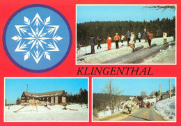 DDR Mehrbild AK Um 1980 Klingenthal Im Vogtland Im Winter - Klingenthal