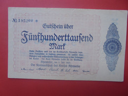 Ahrweiler 500.000 Mark 1923 Circuler (B.23) - Collections
