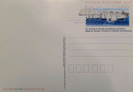 A) 2000, CANADA, RACE, POSTAL STATIONARY, GREAT SAILBOATS, HALIFAX, CANADA POST CORPORATION, XF - Brieven En Documenten