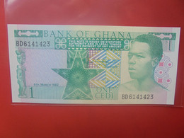 GHANA 1 CEDI 1982 Peu Circuler/Neuf  (B.23) - Ghana