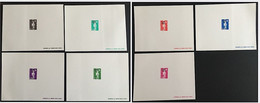 SAINT PIERRE ET MIQUELON. (Yvert 514/20) EPREUVES DE LUXE ** (Sheet Of Luxe) - Unused Stamps