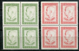 Schweden Sweden Sverige Mi# 376-7DD Postfrisch/MNH - Kings 70th Birthday - Unused Stamps