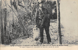 94-NOGENT-SUR-MARNE- APRES LA TRAGEDIE, LE 15 MAI 1912, AU REPAIRE DE GARNIER, VALLET- UN AGENT RAPPORTE LE TRAVERSIN .. - Nogent Sur Marne