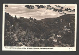 Manderscheid - Blick Auf Manderscheid M. Ober- U. Niederburg Und Niedermanderscheid - Manderscheid