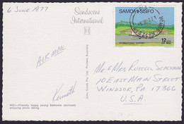 SAMOA - USA 1977 POSTCARD - Samoa