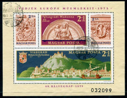 HUNGARY 1975 Stamp Day: Protection Of Monuments Block Used..  Michel Block 115 - Usado