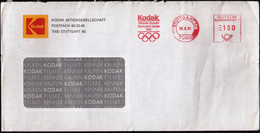 Germany Stuttgart 1991 / Kodak, Offiziell Sponsor Olympische Spiele 1992 / Olympic Games Barcelona / Machine Stamp - ATM - Marcofilia - EMA ( Maquina De Huellas A Franquear)