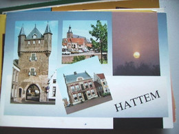 Nederland Holland Pays Bas Hattem Met Ondergaande Zon - Hattem