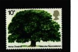 GREAT BRITAIN - 1974 TREE  10 P.  MINT NH - Ohne Zuordnung
