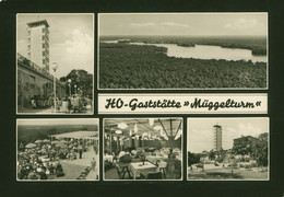 DDR Mehrbild AK 1964 HO Gaststätte Müggelturm Berlin Köpenick - Koepenick