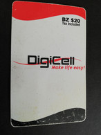 BELIZE Prepaid Card $20,-  DIGICEL/MAKE LIFE EASY   PREPAID   BTL    Fine Used Card  **5702** - Belice