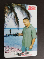 BELIZE Prepaid Card $50,-  DIGICEL/MAKE LIFE EASY /MAN ON BEACH  PREPAID   BTL    Fine Used Card  **5703** - Belice