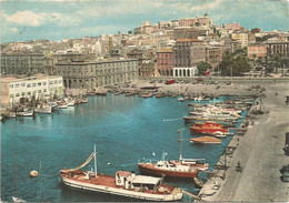 R4310 Cagliari - Vecchia Darsena - Panorama - Barche Boats Bateaux / Viaggiata 1962 - Cagliari