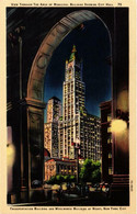 CPA AK Transportation Bldg&Woolworth Bldg At Night NEW YORK CITY USA (790116) - Transportmiddelen