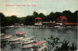 CPA AK Boat-House Central Park NEW YORK CITY USA (790220) - Central Park