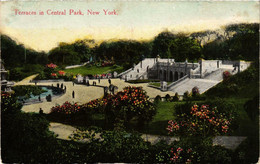 CPA AK Terraces In Central Park NEW YORK CITY USA (790231) - Central Park