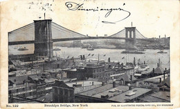 CPA AK Brooklyn Bridge NEW YORK CITY USA (790279) - Brücken Und Tunnel