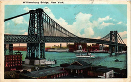 CPA AK Williamsburg Bridge NEW YORK CITY USA (790301) - Brücken Und Tunnel
