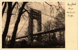 CPA AK George Washington Bridge NEW YORK CITY USA (790330) - Bridges & Tunnels