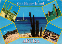 CPM AK One Happy Island ARUBA (750335) - Aruba