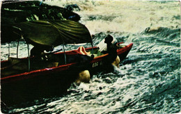 CPM AK Mission Canoe E.B.G.S. In Waterfall SURINAME (750435) - Surinam