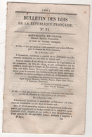 1848 BULLETIN DES LOIS N°91 - ASSOCIATIONS OUVRIERES - LEGION D'HONNEUR - ALGERIE SOLDE TIRAILLEURS INDIGENES & SPAHIS - Décrets & Lois