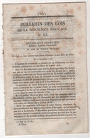 1848 BULLETIN DES LOIS N°93 - CAISSES D'EPARGNE BONS DU TRESOR - EXPOSITION INDUSTRIE 1849 - SAINT QUENTIN IMPOSITION - Décrets & Lois