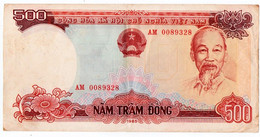 BILLET. VIET-NAM. 500 DONG. 1985. - Viêt-Nam