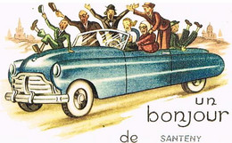 94  UN BONJOUR  DE   SANTENY       CPM  TBE   197 - Santeny