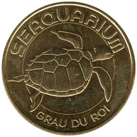 30-2140 - JETON TOURISTIQUE MDP - Le Grau-du-Roi Seaquarium Tortue Marine 2015.1 - 2015