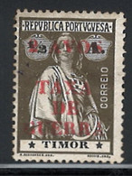 Portugal Timor 1919 Ceres Surcharge 2A War Tax Condition MH OG Mundifil Timor #1 (Postal Tax) - Timor