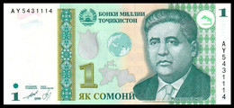 ♛ TAJIKISTAN - 1 Somoni 1999 UNC P.14 A - Tajikistan