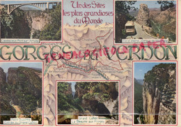 04- GORGES DU VERDON-  1966- PONT SUR L' ARTUBY-COL D' ILLOIRE CIRQUE DE VAUMALE-LA BEAUME AUX PIGEONS-POINT SUBLIME - Other & Unclassified