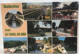 34 Canal Du Midi 1998 Capestang Colombiers écluses De Fonserannes Ecluse Ronde D Agde Pont Canal Pont Des 3 Yeux - Capestang