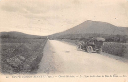 Coupe Gordon-Bennett  1905      63       Circuit Michelin.  Ligne Droite Dans Les Bois De Riom   LL 22   (voir Scan) - Autres & Non Classés
