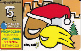 TARJETA DE ESPAÑA DE CITYCALL DE NAVIDAD 2003-2004 -NAVIDAD-CHRISTMAS - Noel