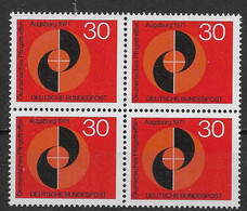 BRD  679 ** Viererblock - Unused Stamps