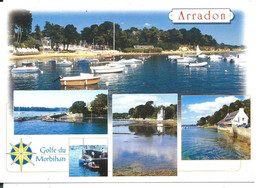 ARRADON - Carte Multivues N°8074 YCA Caoudal éditeur - Arradon