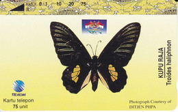 TARJETA DE INDONESIA DE UNA MARIPOSA (BUTTERFLY) - Papillons