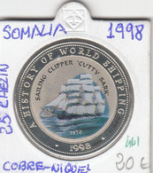 CR0461 MONEDA SOMALIA 25 CHELINES 1998 20 - Somalië