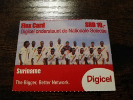 SURINAME $10,- FLEX CARD DIGICEL   PREPAID      MOBILE CARD           **5736 ** - Surinam
