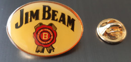 JIM BEAM  Whiskey  Alcohol Pin Badge - Boissons