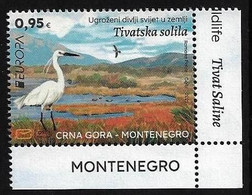 MONTENEGRO /CRNA GORA  -EUROPA 2021 -ENDANGERED NATIONAL WILDLIFE"- SERIE  - CH - 2021