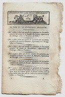 Bulletin Des Lois N°264 Ventôse An VII (1799) Nomination Des électeurs Pour L'an VII/Taxe Sur Les Portes Et Fenêtres - Décrets & Lois