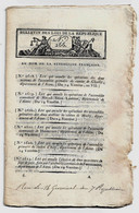 Bulletin Des Lois N°266 Ventôse An VII (1799) Conservation Des Hypothèques/Droit De Greffe/Pensionnaires Ecclésiastiques - Décrets & Lois