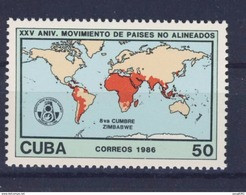 CUBA 1986 PAYS NON ALIGNES-CARTE  YVERT N°2708  NEUF MNH** - Nuovi