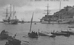 MONACO - Le Port, Yacht Du Prince - Bateau 3 Mâts, Hors Bord - Hafen