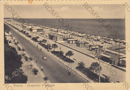 CARTOLINA  PESCARA,ABRUZZO,LUNGOMARE E SPIAGGIA,MARE,SOLE,RELIGIONE,MEMORIA,CULTURA,IMPERO,VIAGGIATA 1954 - Pescara