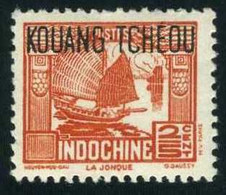 French Post Office In Kouang-Tcheou (China) 1937 Mi B131 MNH Sailing Ship, Junk - Unused Stamps